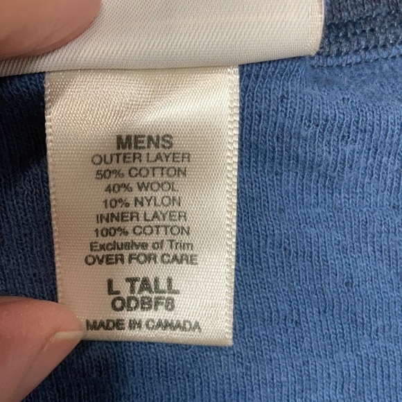 L.L. Bean 2 layer long sleeve shirt size large tall - Picture 4 of 8